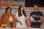Sooraj Pancholi and Athiya Shetty at green ganesh pandal in Lala College on 15th Sept 2015